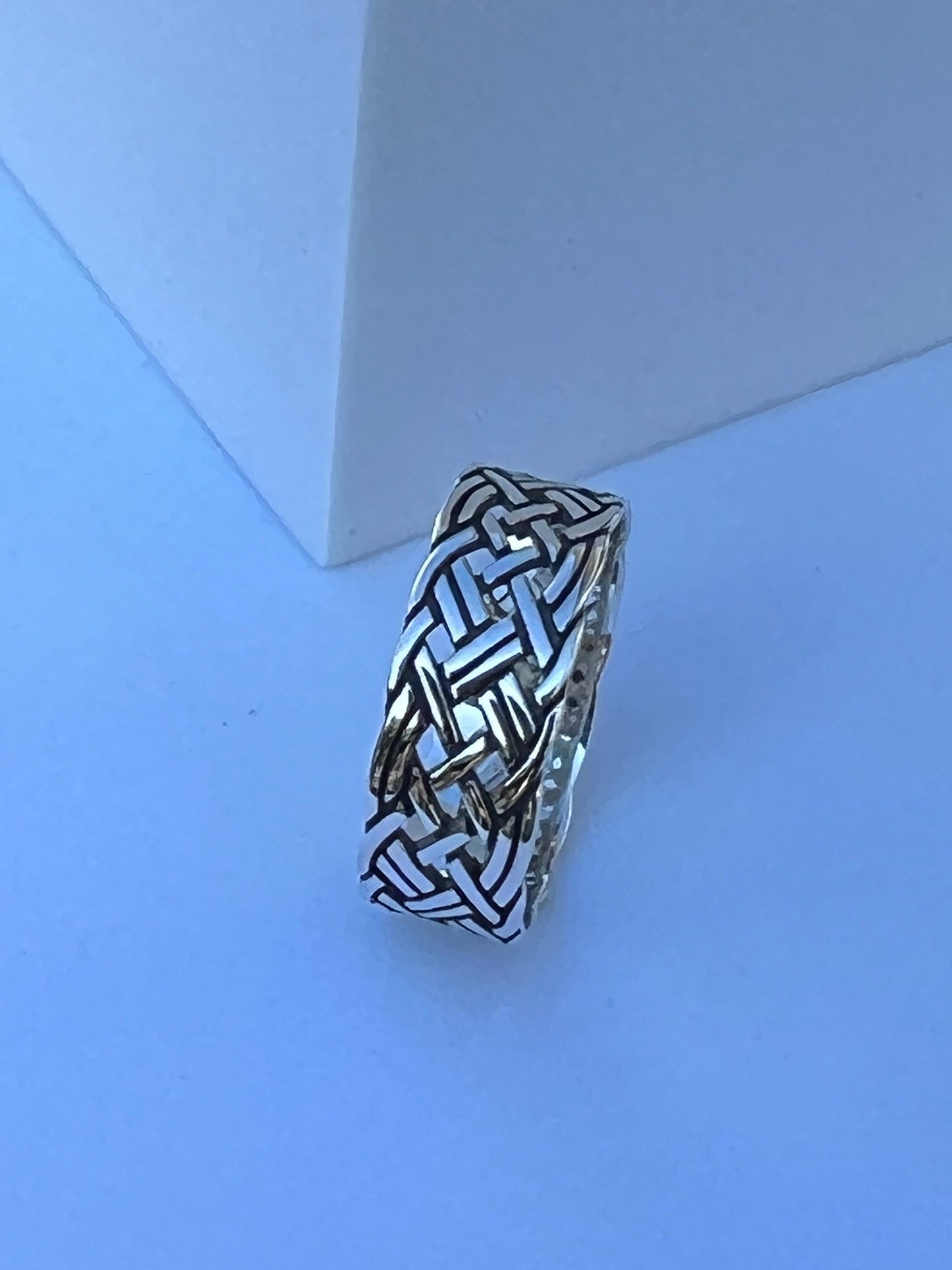 Braided Sterling Silver Band