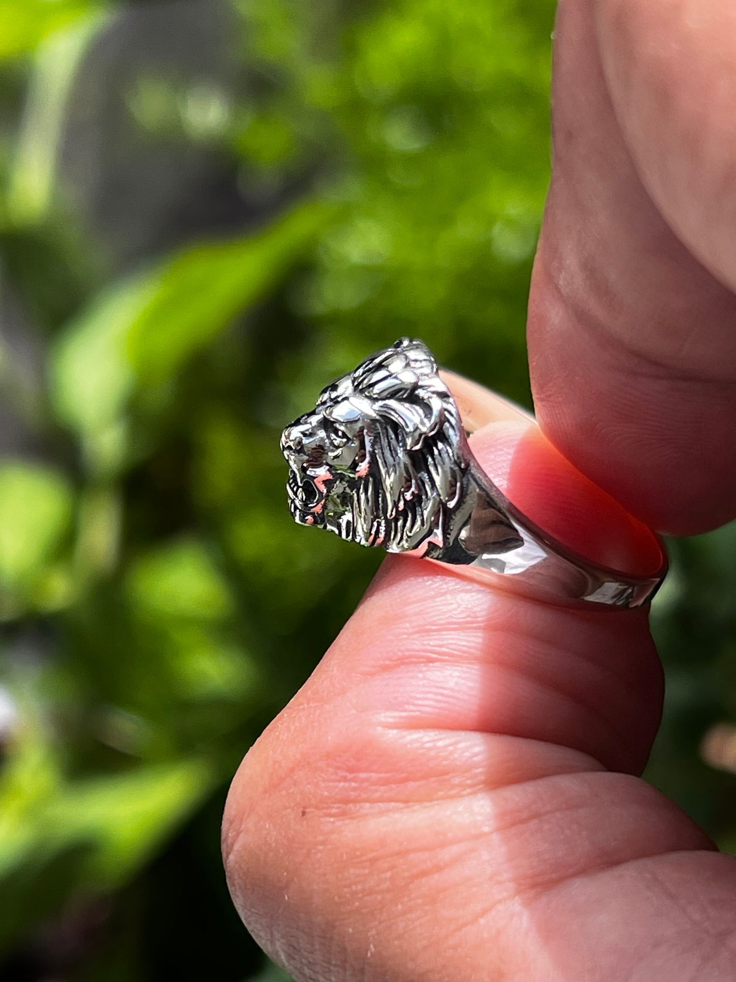 King of the Jungle Lion Ring