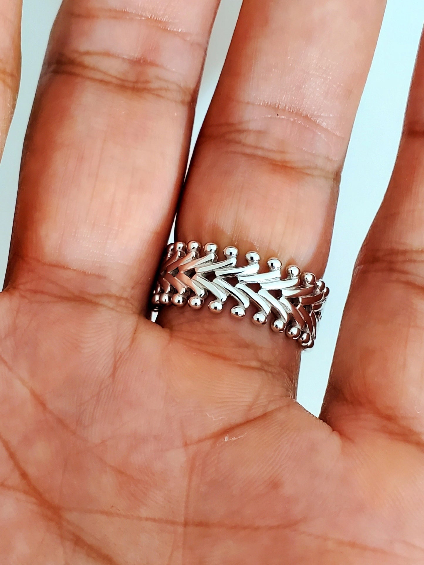 The Ultimate Silver Bold Statement Band,
