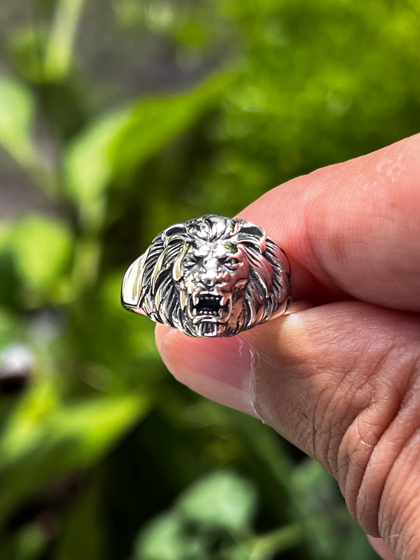 King of the Jungle Lion Ring
