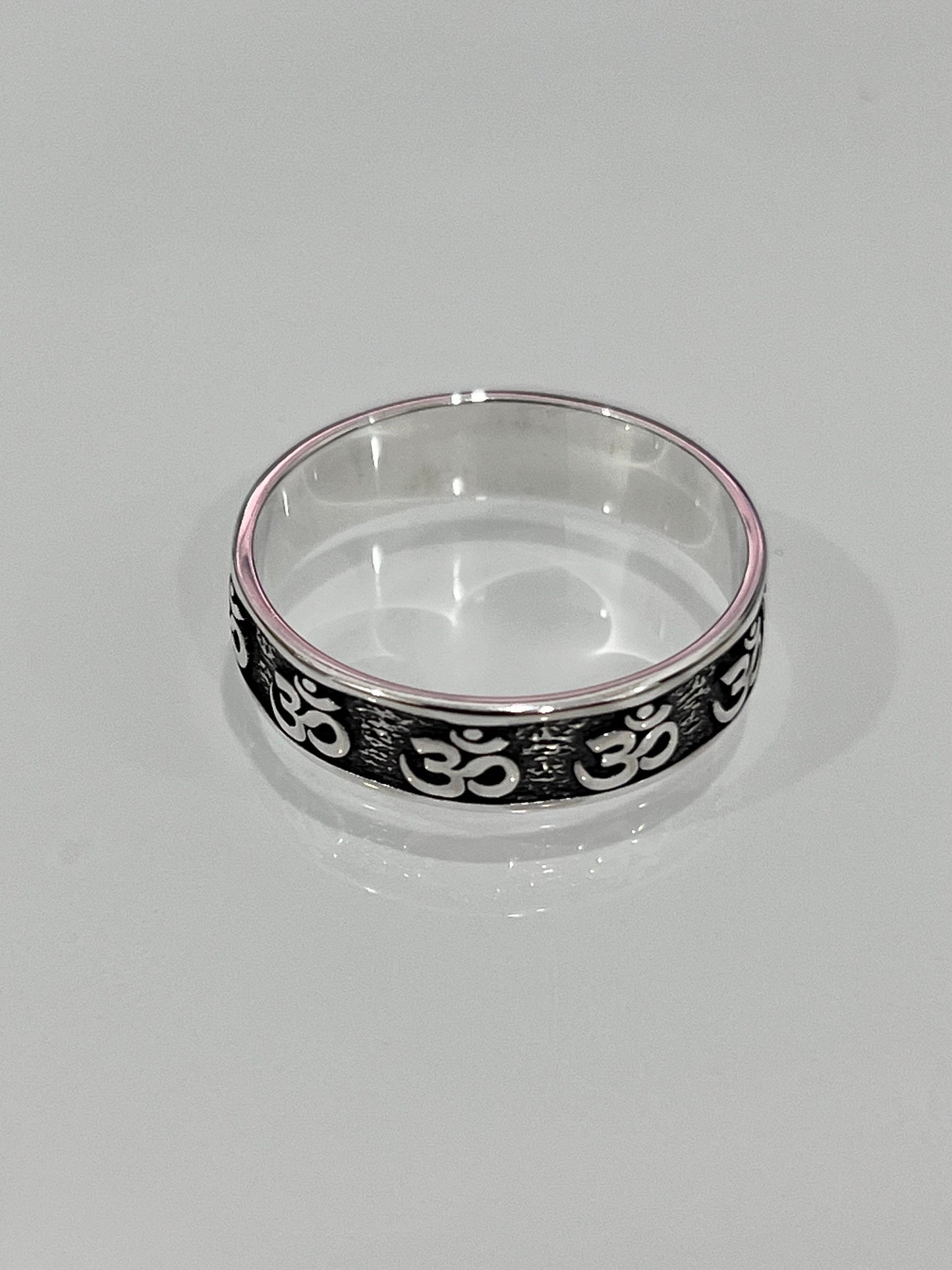 OM Ring Sterling Silver 6.2mm