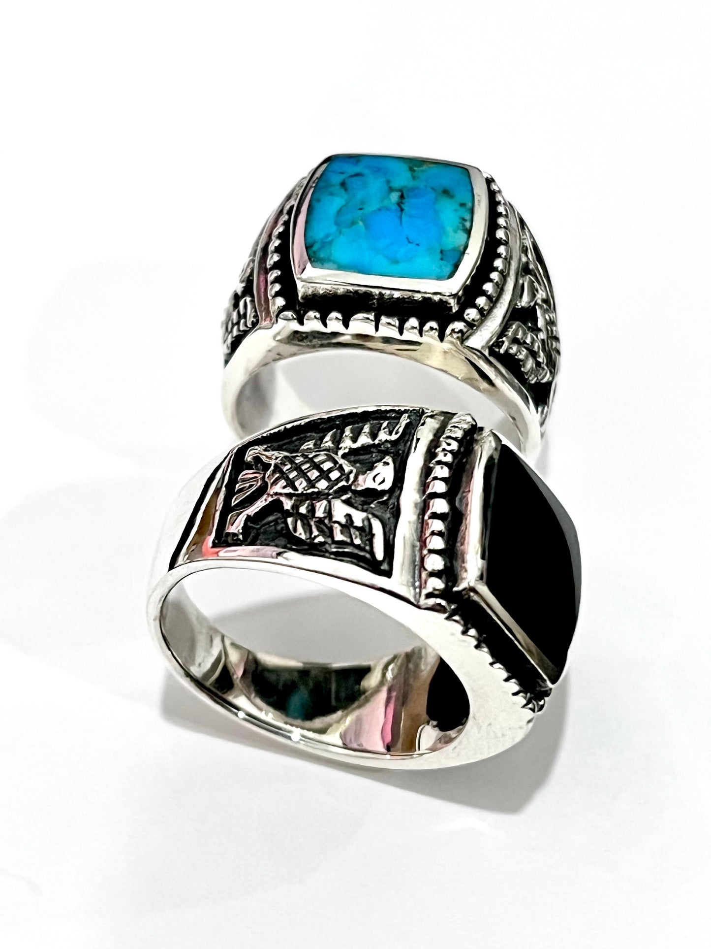 Kingsman Turquoise Eagle Ring