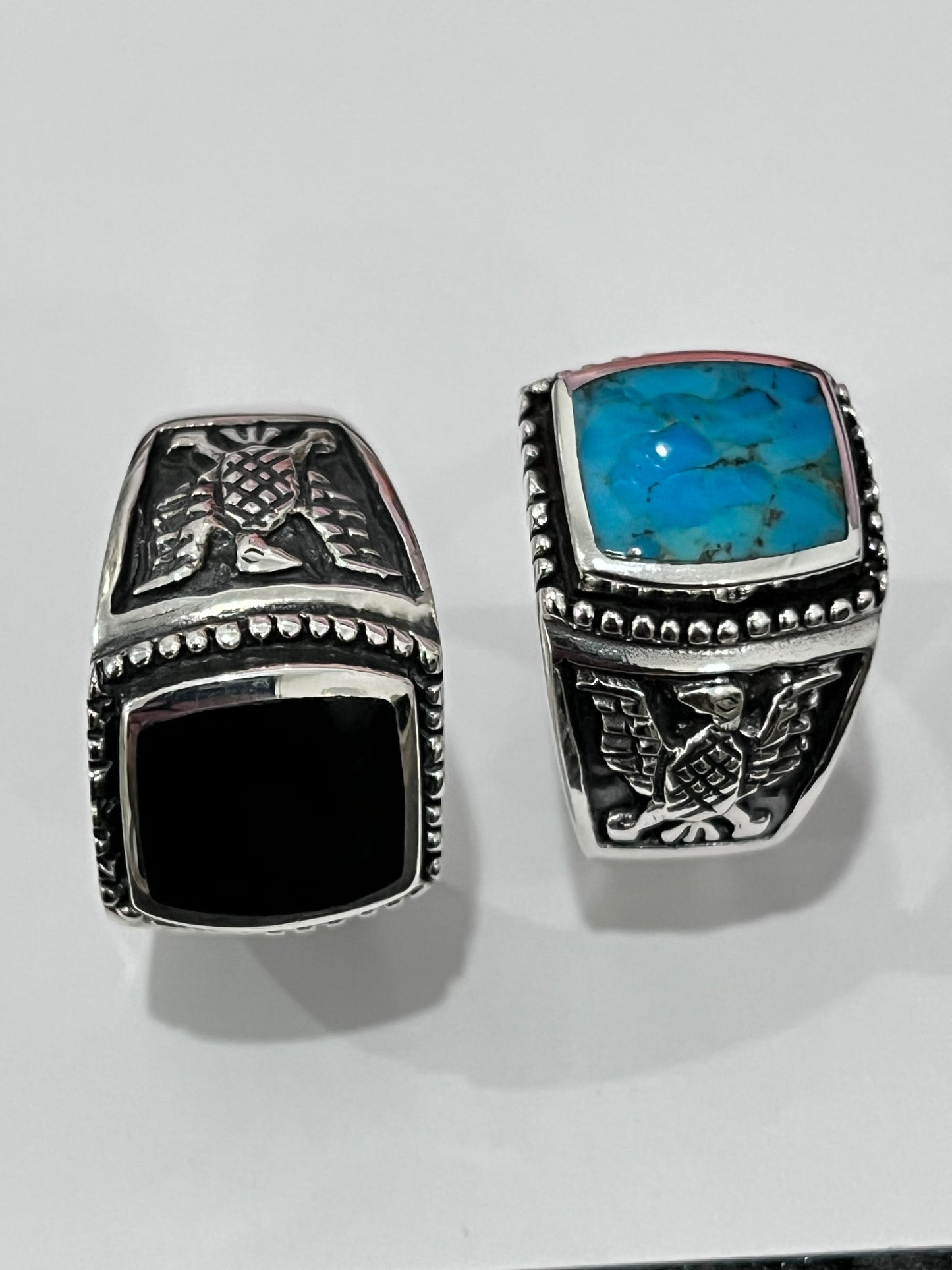 Kingsman Turquoise Eagle Ring