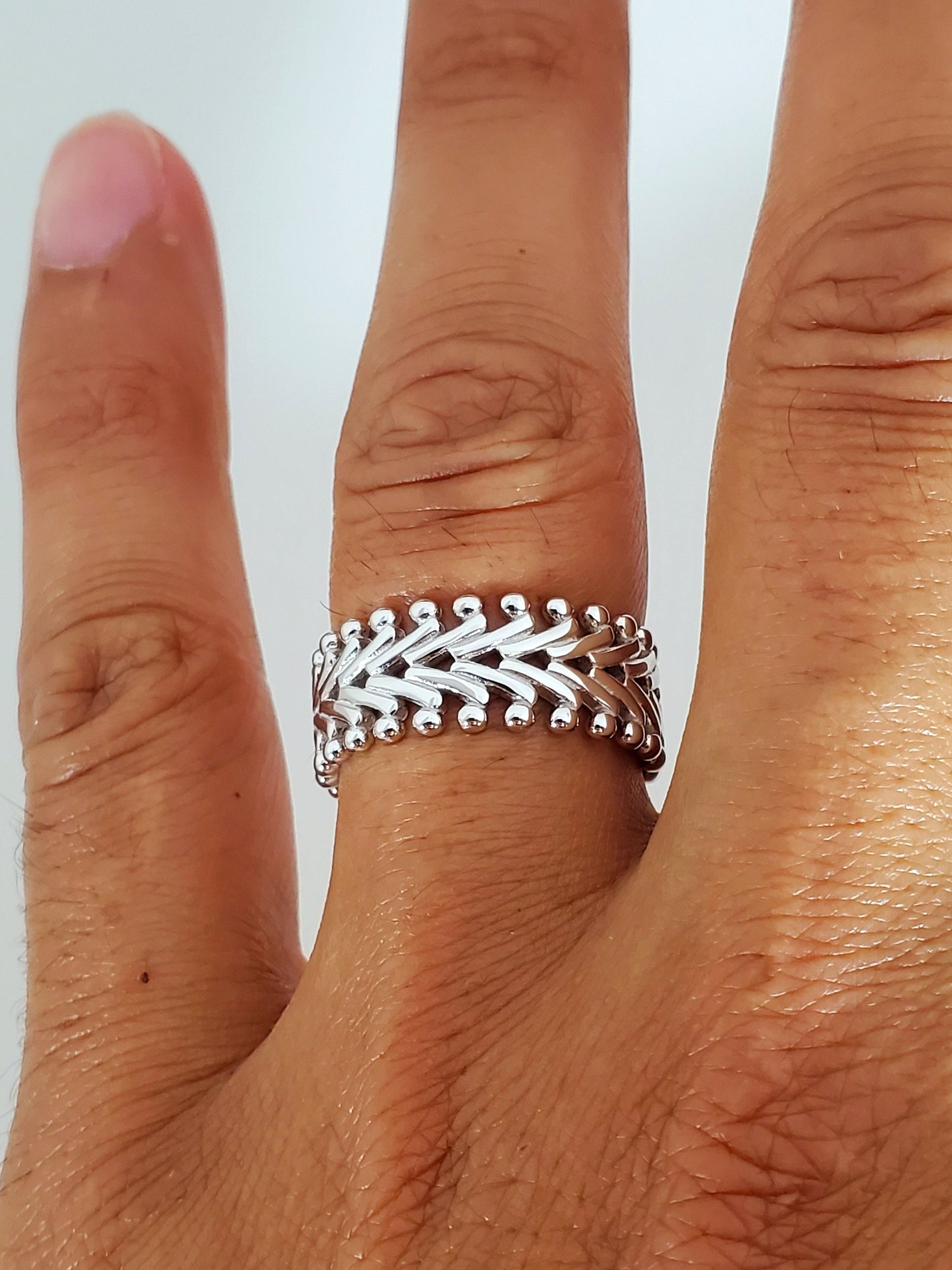 The Ultimate Silver Bold Statement Band,