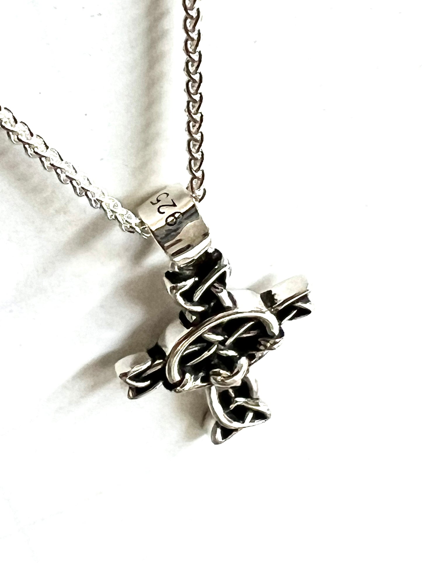Celtic Irish Claddagh Pendant 925 Sterling Silver