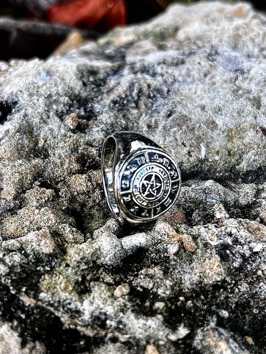 Masculine Zodiac Men's Ring