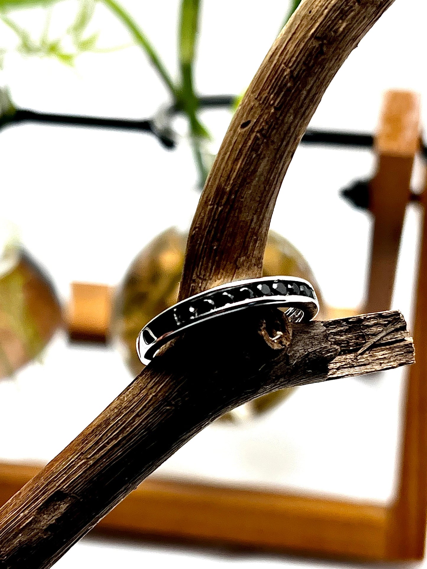 Black Cubic Zirconia Ring