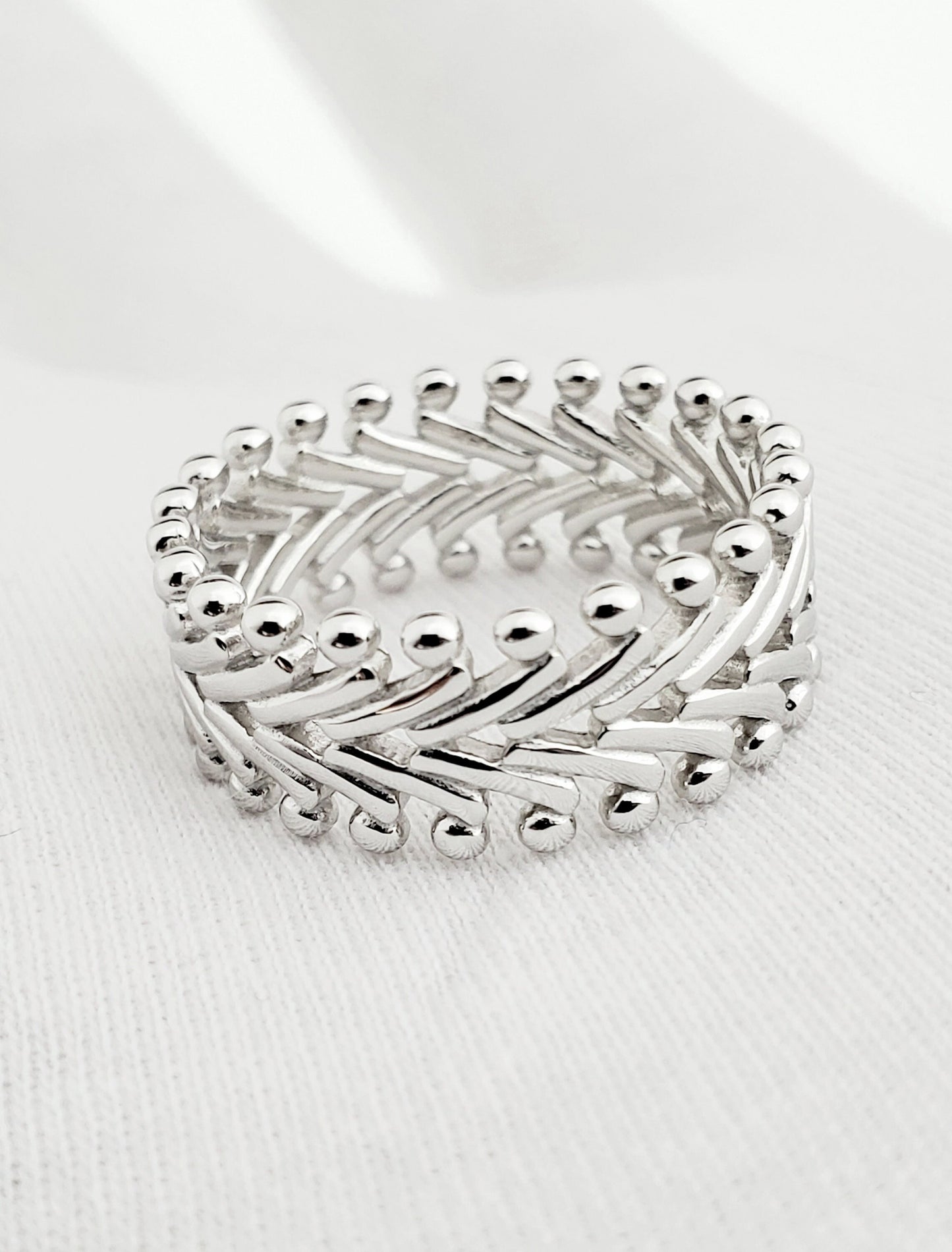 The Ultimate Silver Bold Statement Band,