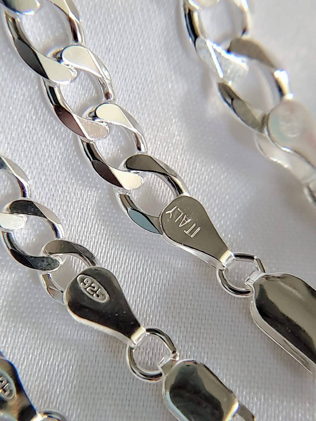 Curb Chain 925 Stamped Silver
