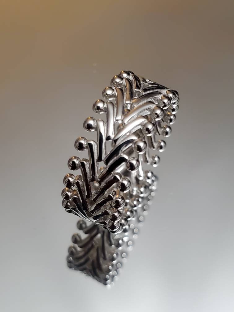 The Ultimate Silver Bold Statement Band,