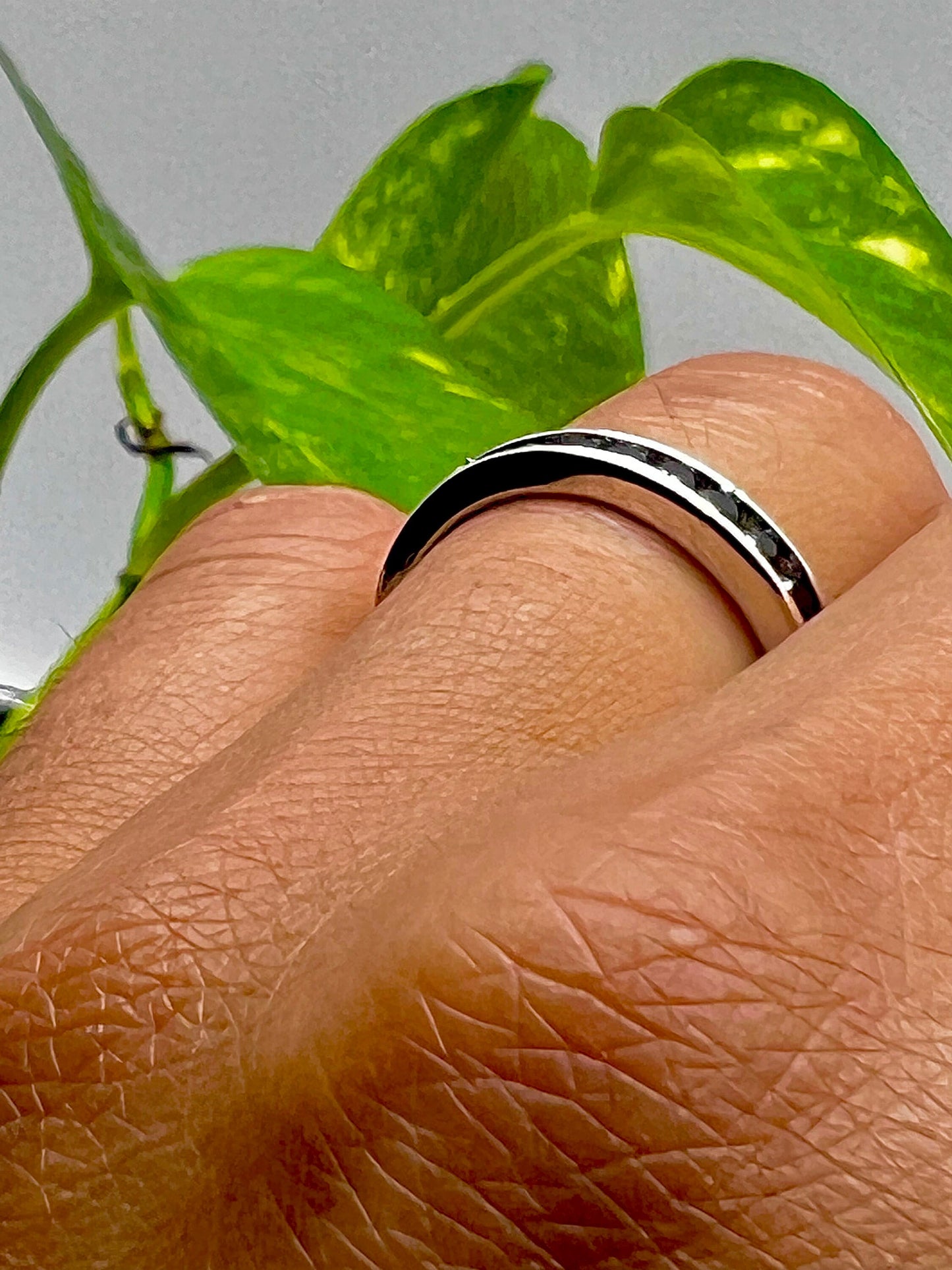 Black Cubic Zirconia Ring