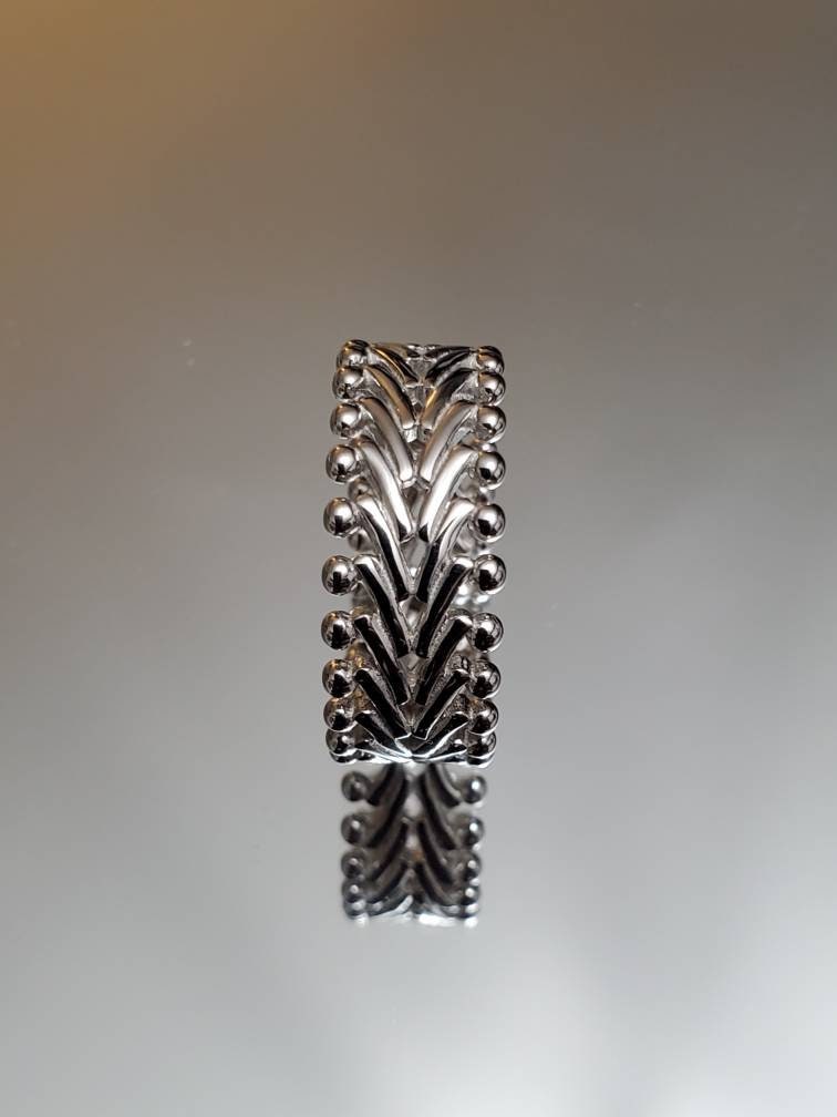The Ultimate Silver Bold Statement Band,