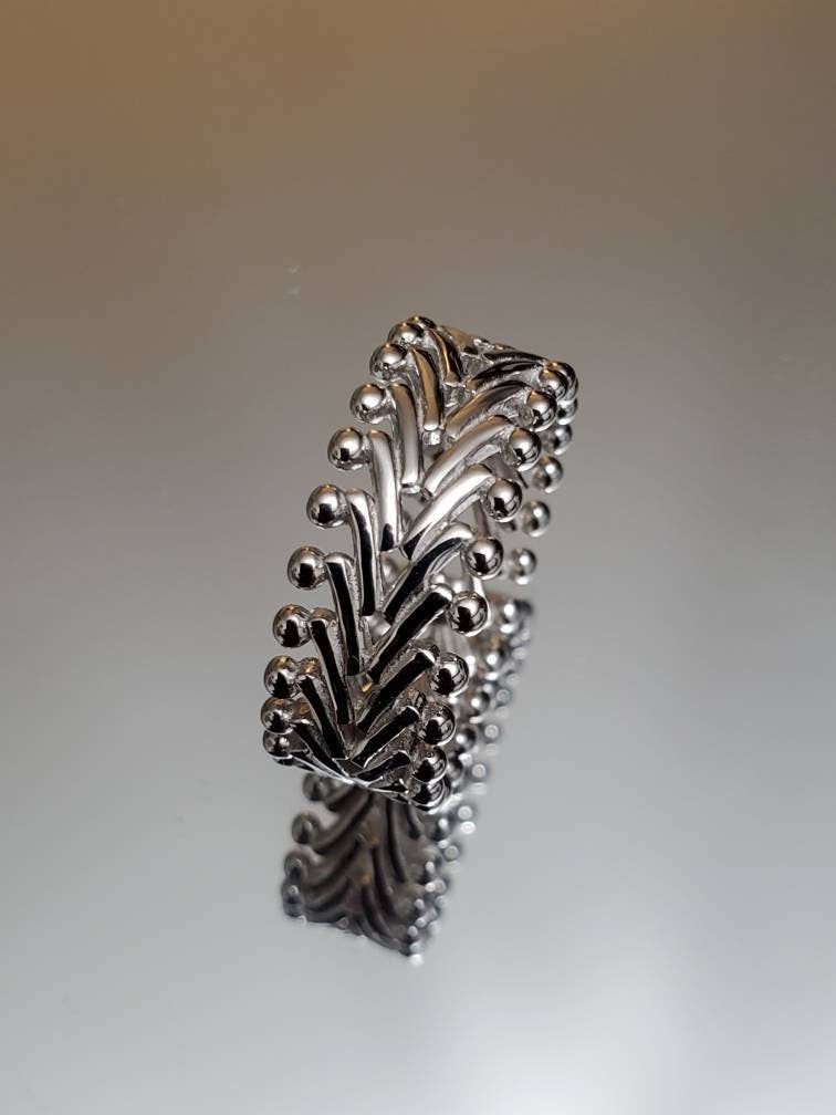 The Ultimate Silver Bold Statement Band,