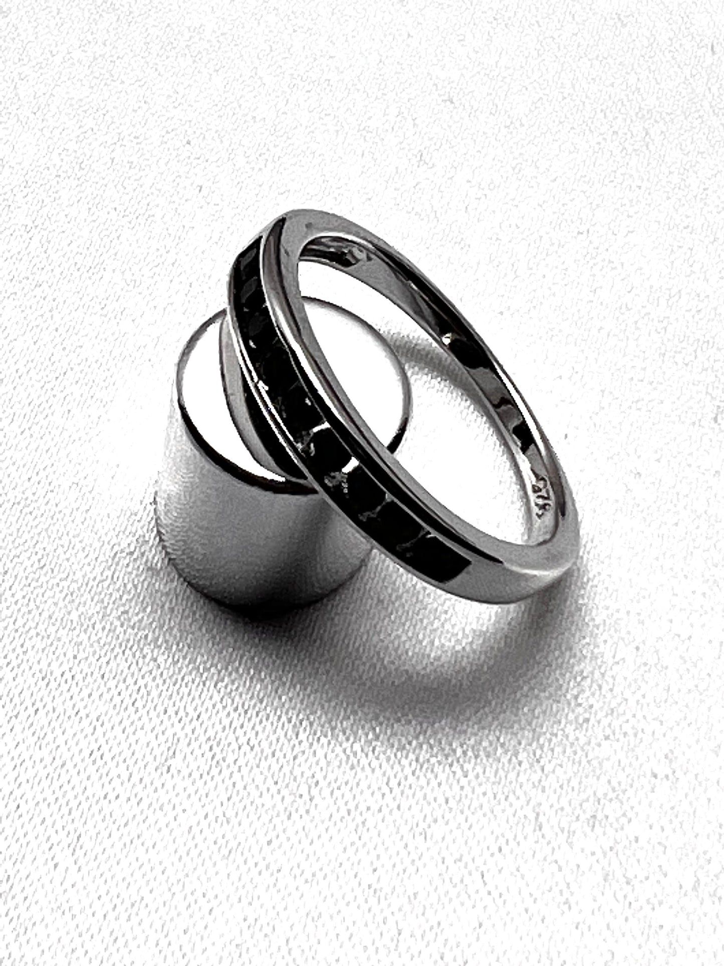 Black Cubic Zirconia Ring