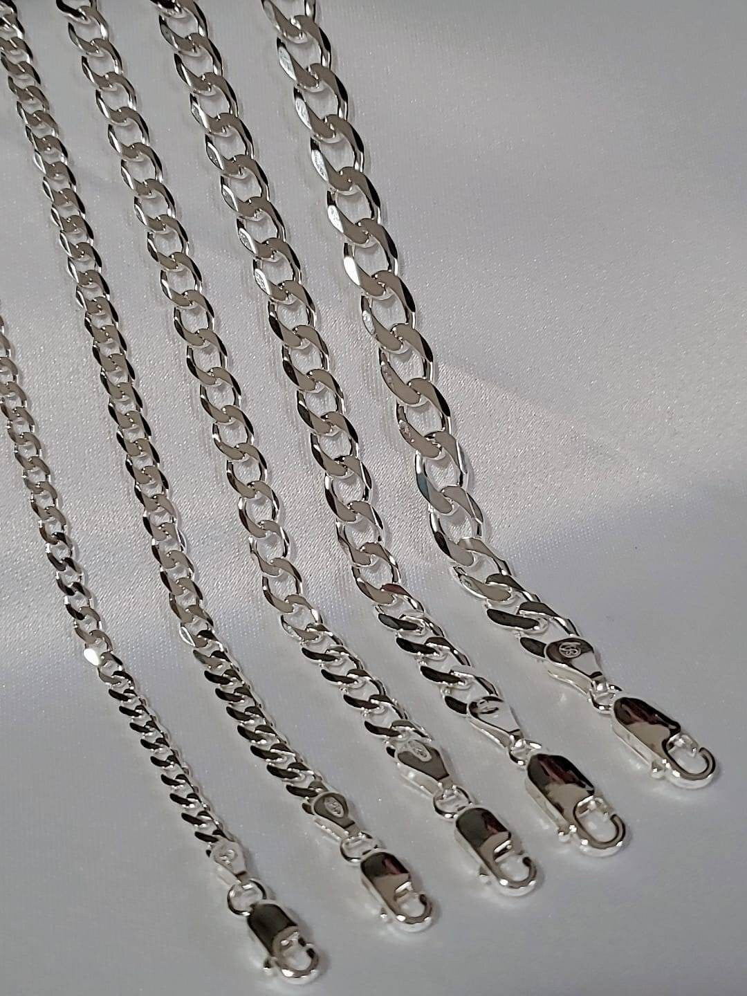 Curb Chain 925 Stamped Silver