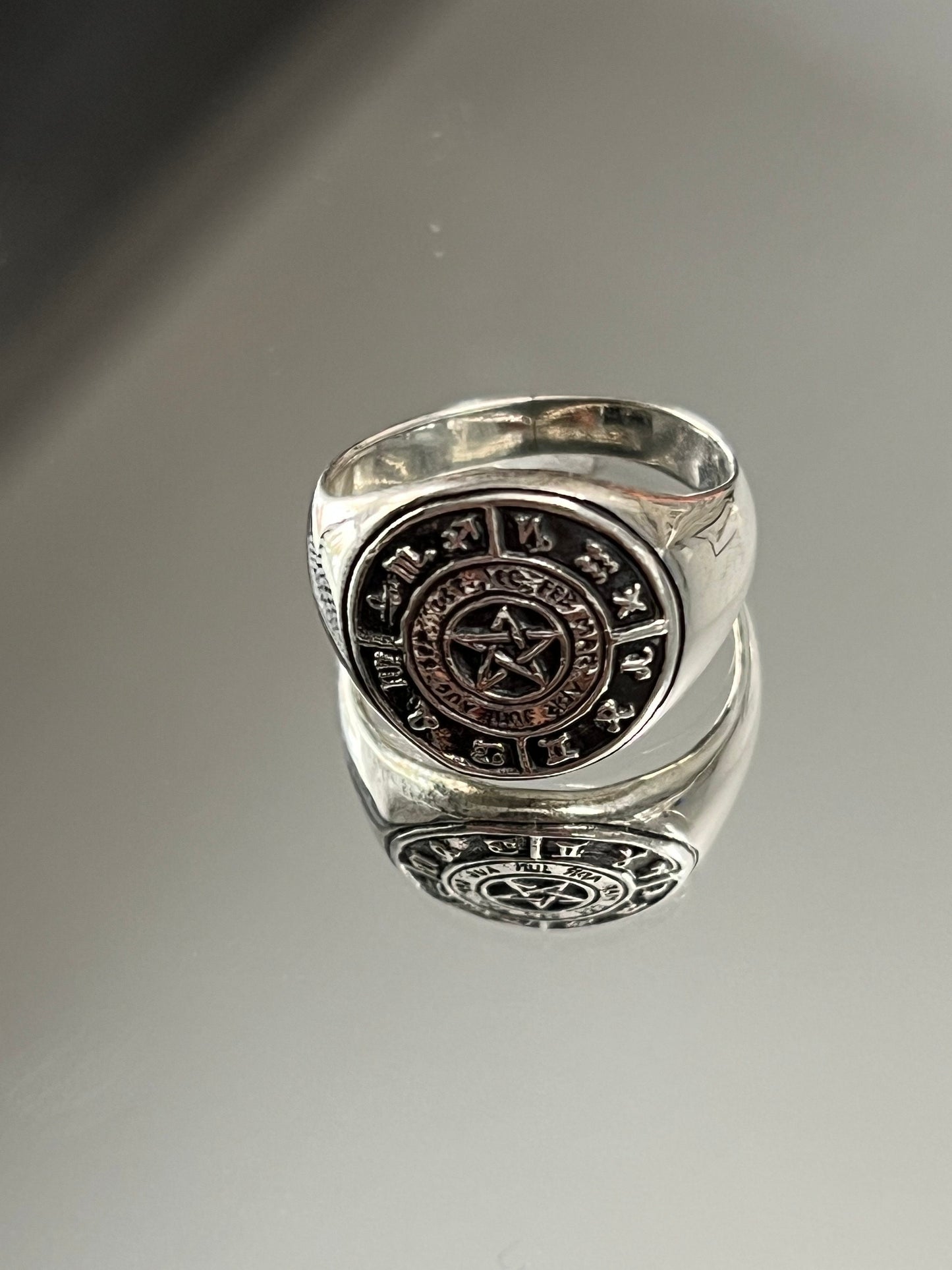 Masculine Zodiac Men's Ring