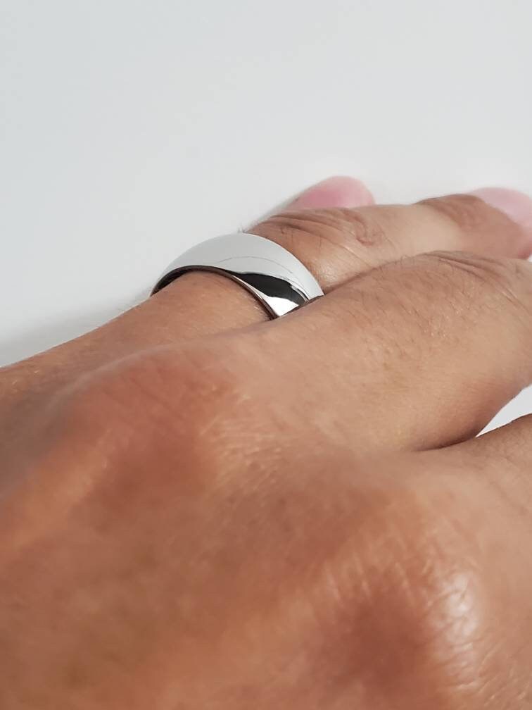 Men's Ring 316L Stainless Steel Band 10mm Wedding Band