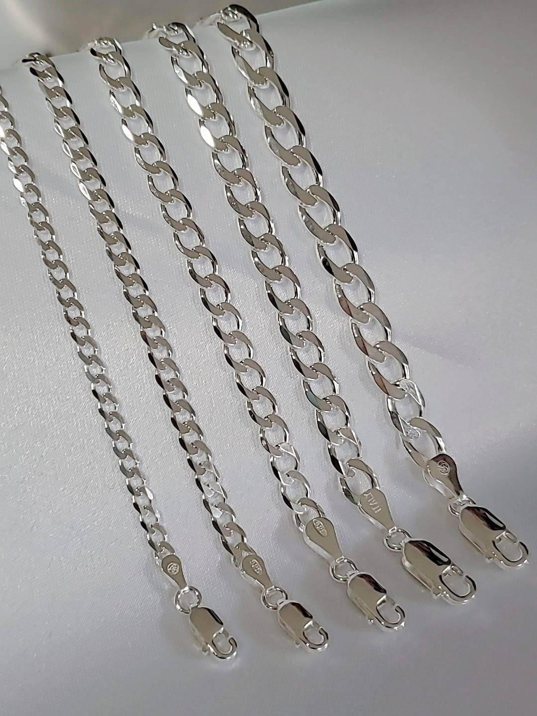 Curb Chain 925 Stamped Silver