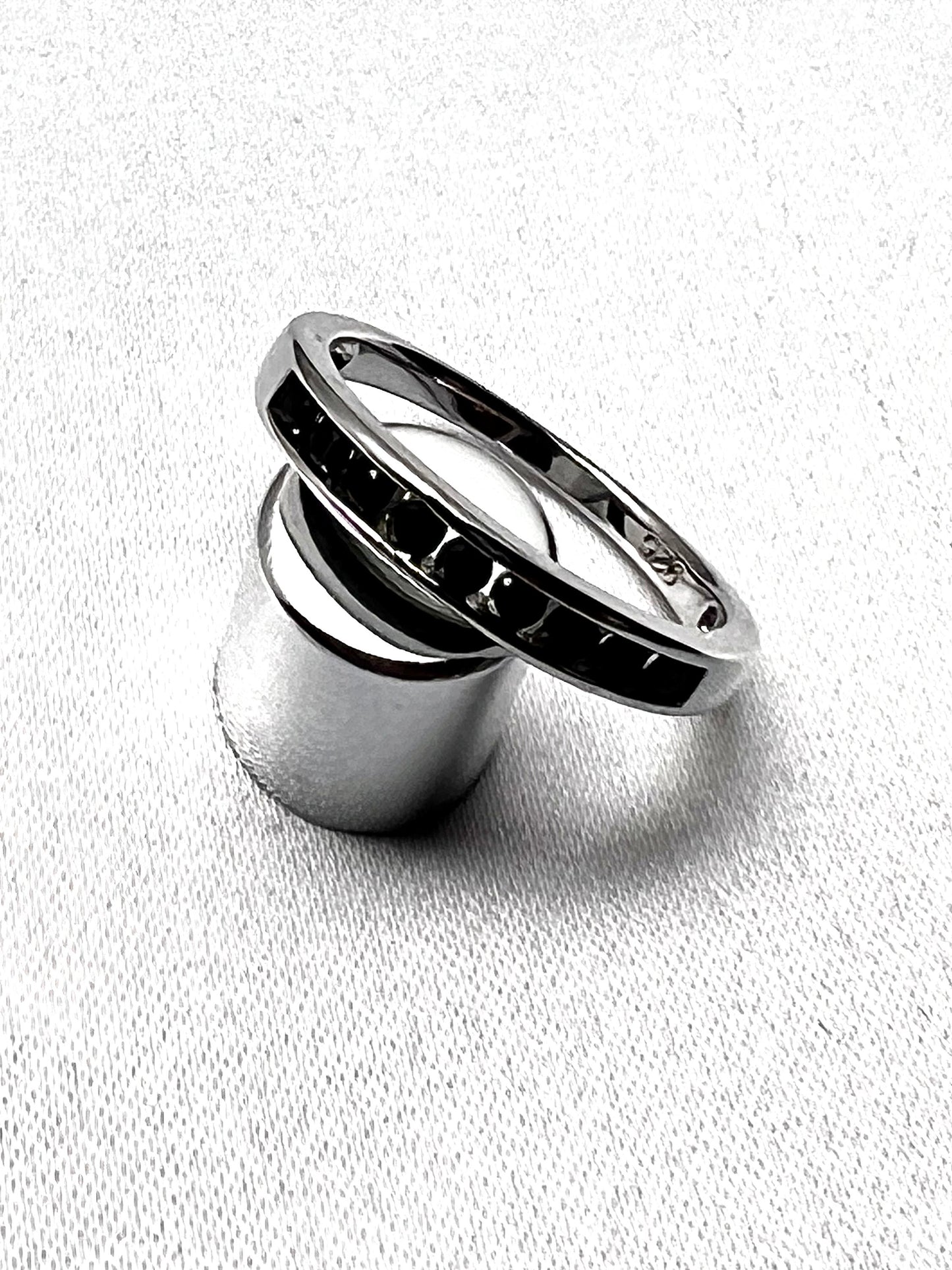 Black Cubic Zirconia Ring