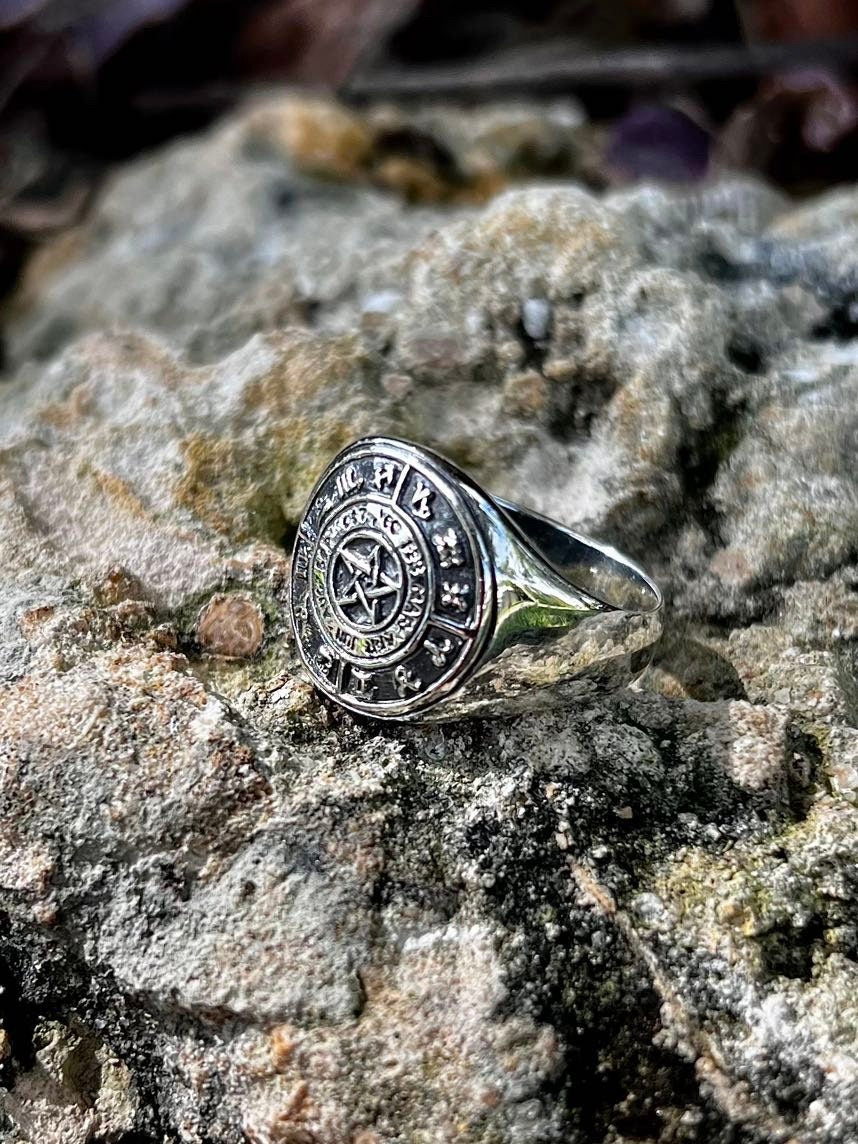 Masculine Zodiac Men's Ring