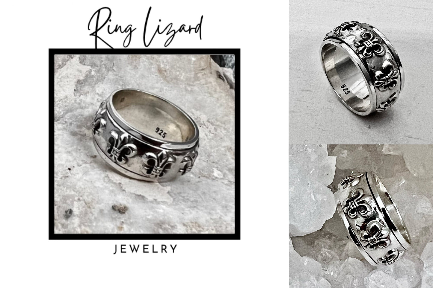 Fleur De Lis Spinner Band