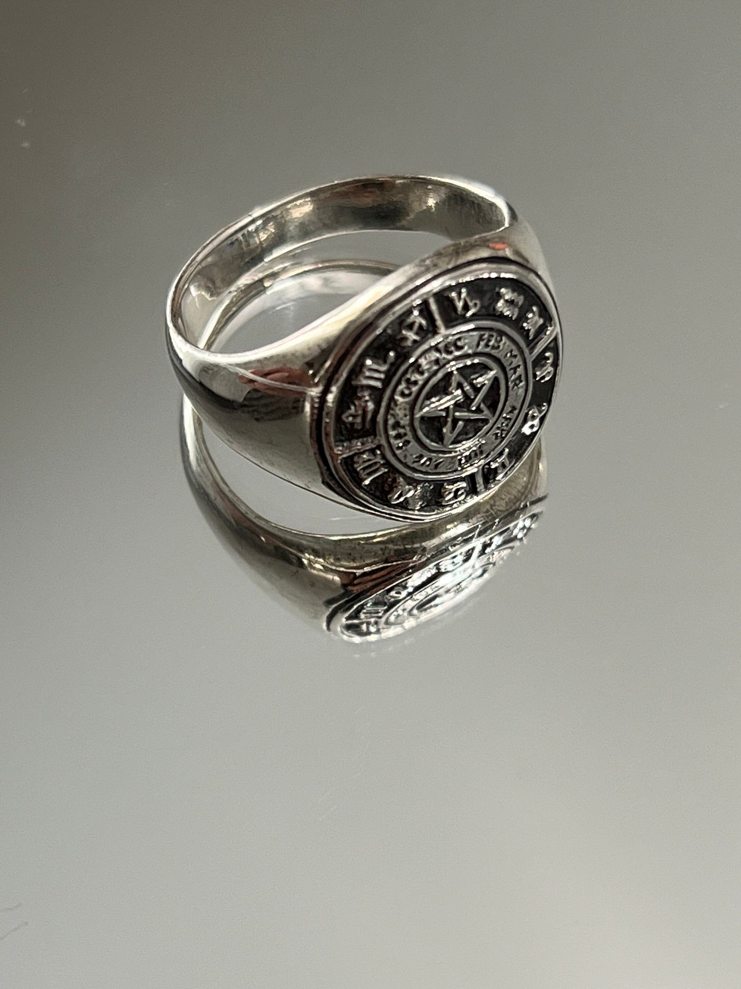 Masculine Zodiac Men's Ring