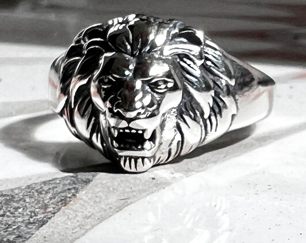 King of the Jungle Lion Ring