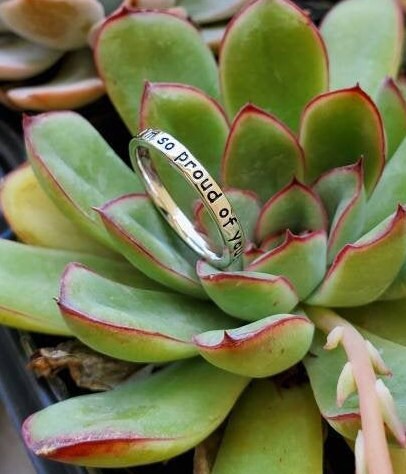 Engraved I am so proud of you
