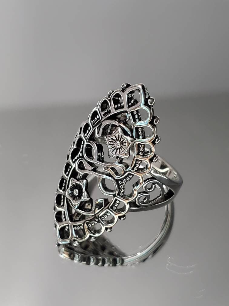 Marquise Heart Ring
