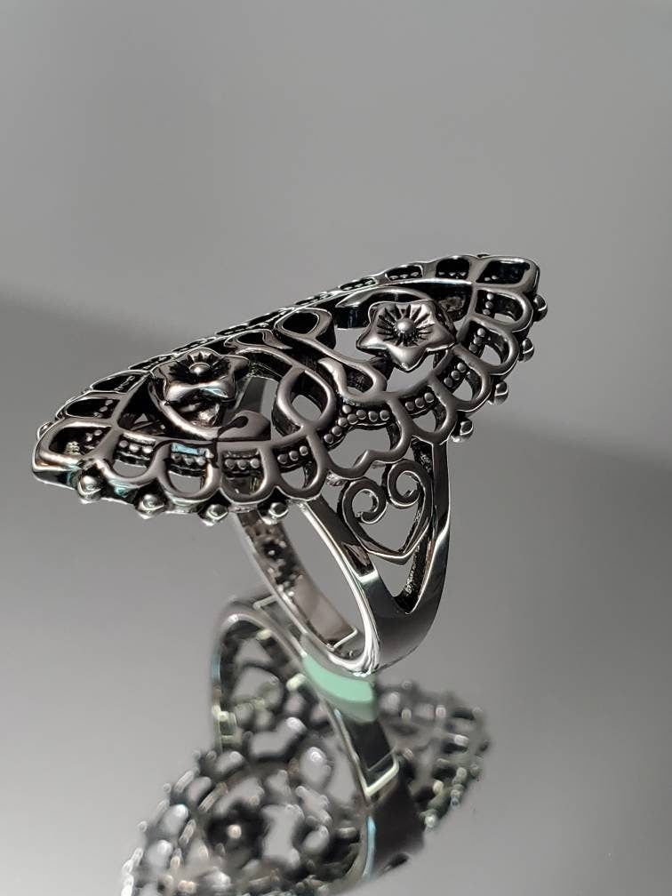 Marquise Heart Ring