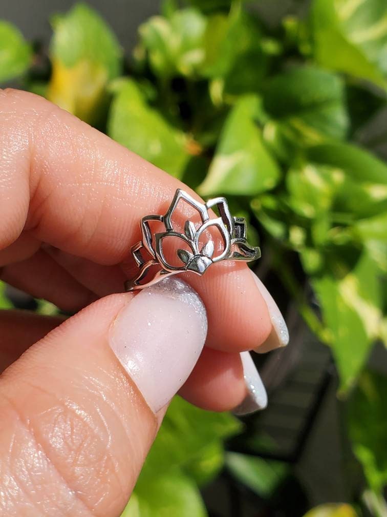 Mandala Crown 925 Sterling Silver Women Ring