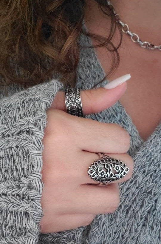 Marquise Heart Ring