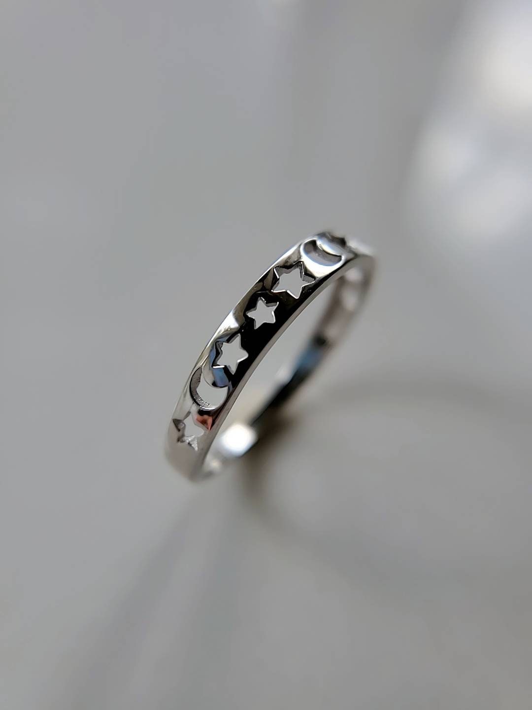 Moon Star Celestial Ring