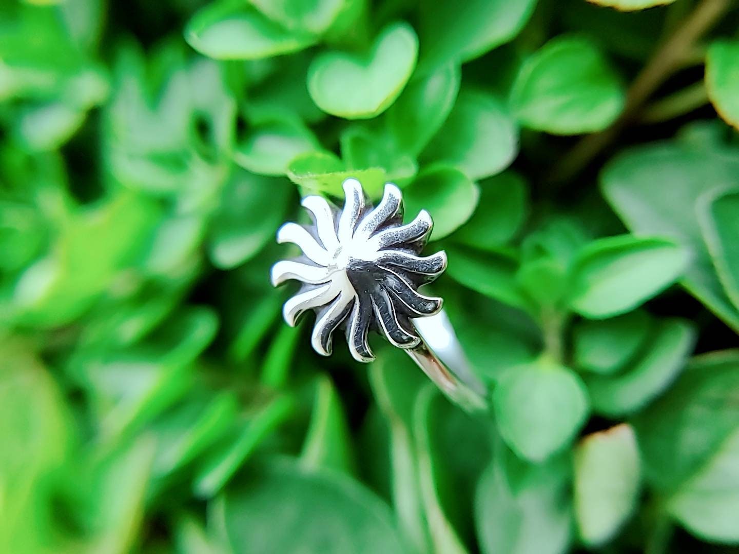 Sterling Silver Sun Ring, Women Sun Ring, Minimalist Simple Ring, 925 Silver, Women Ring, Sun rays Ring