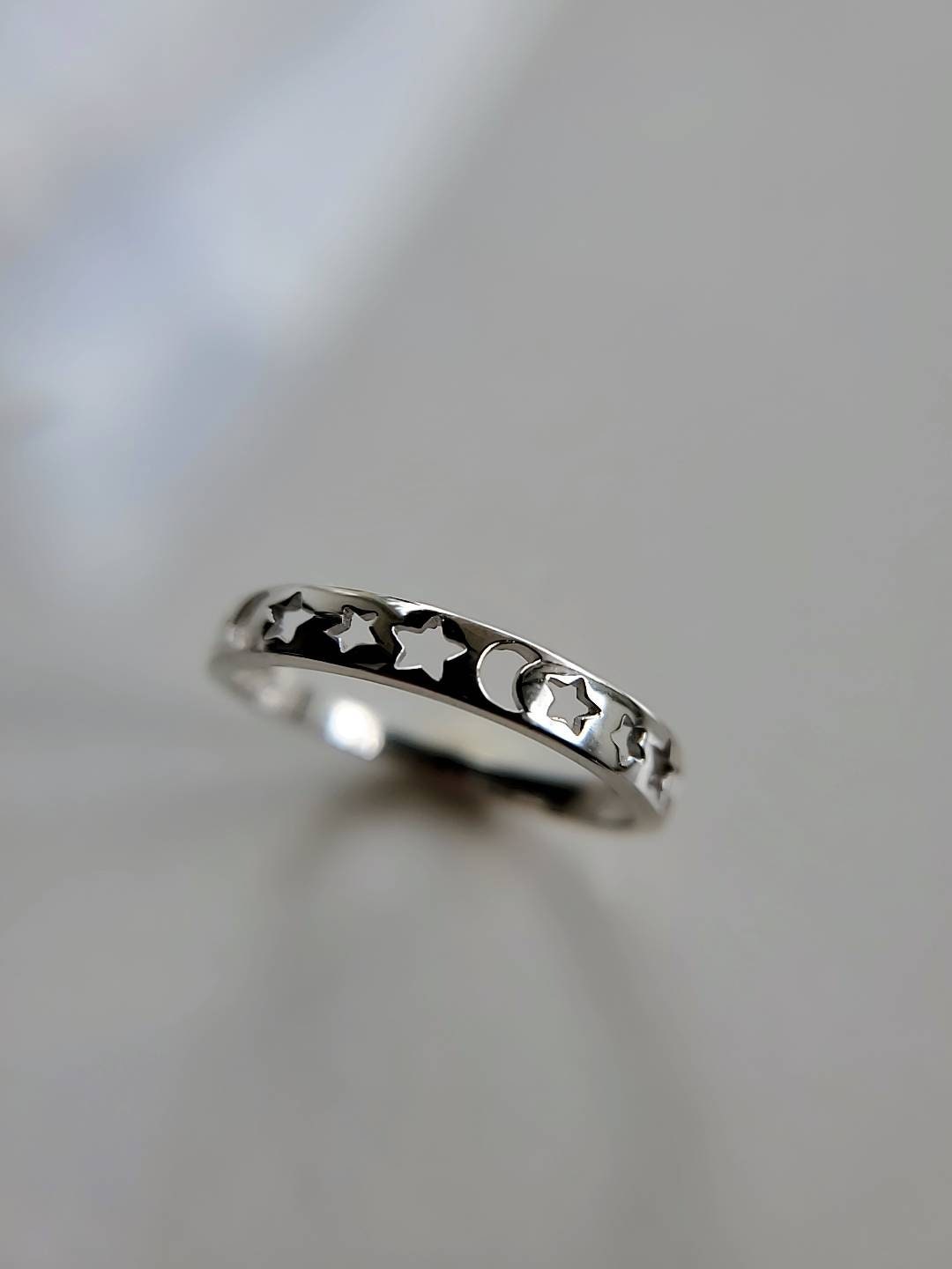 Moon Star Celestial Ring