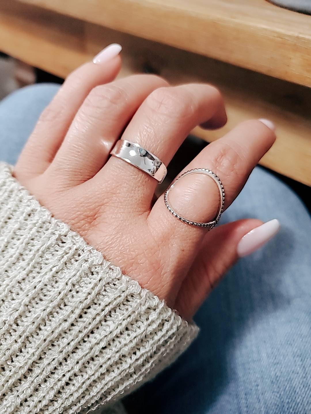 X O Ring, Circle Ring, Sterling Silver Ring, Halo Women Ring, Criss Cross Ring, Bali Statement Ring