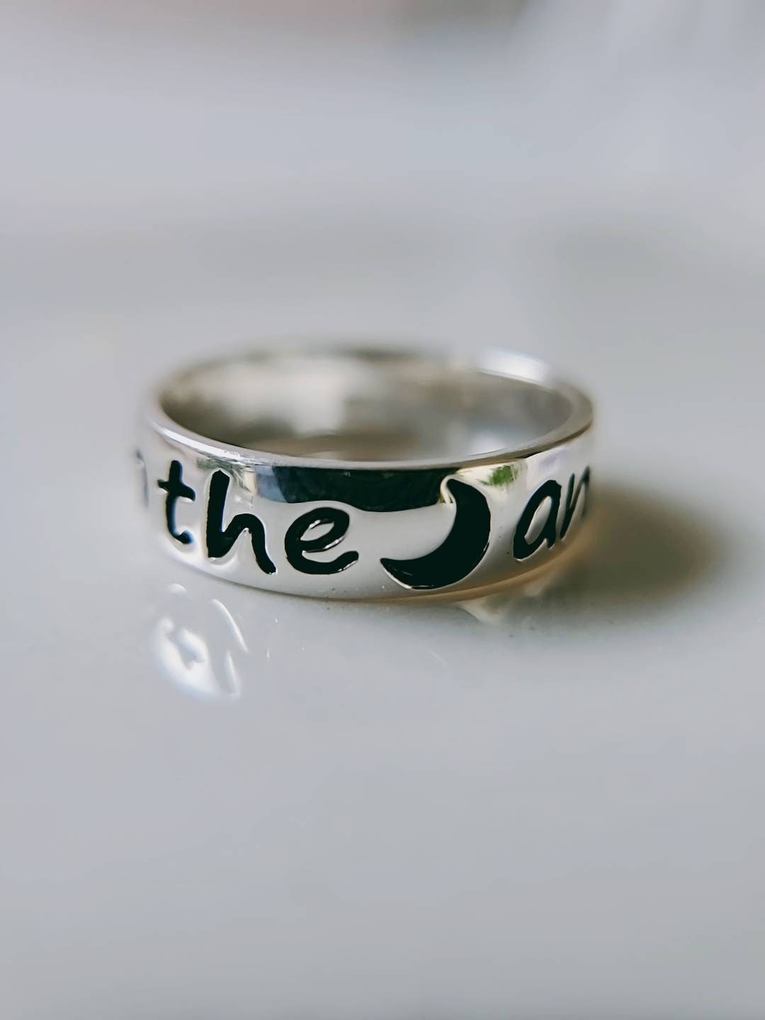 I Love You To The Moon and Back Ring