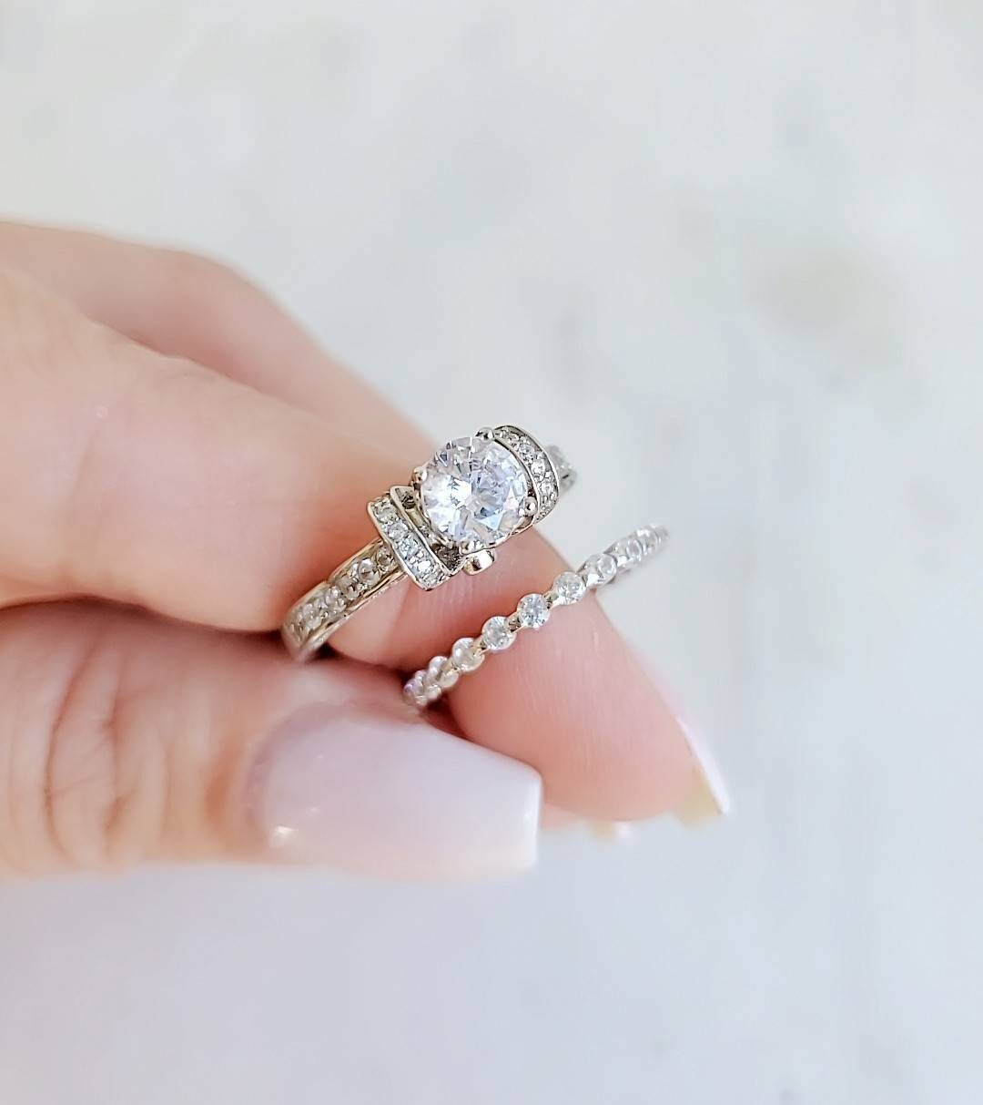 Bridal Ring Promise Ring Set