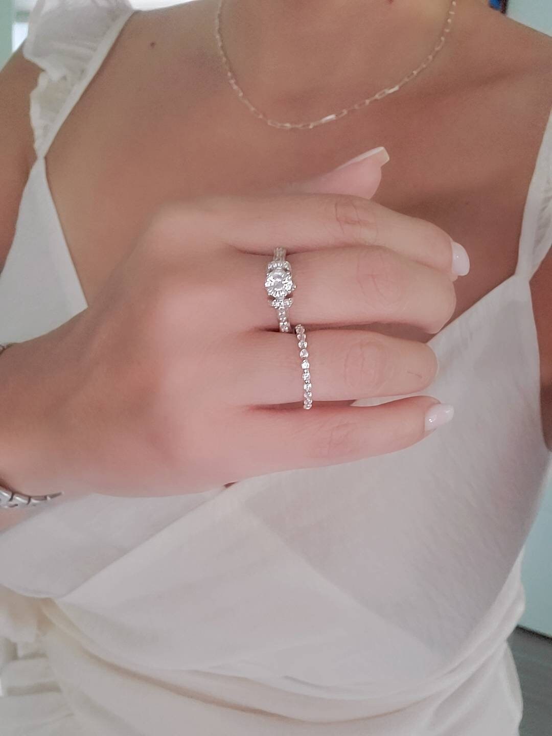 Bridal Ring Promise Ring Set