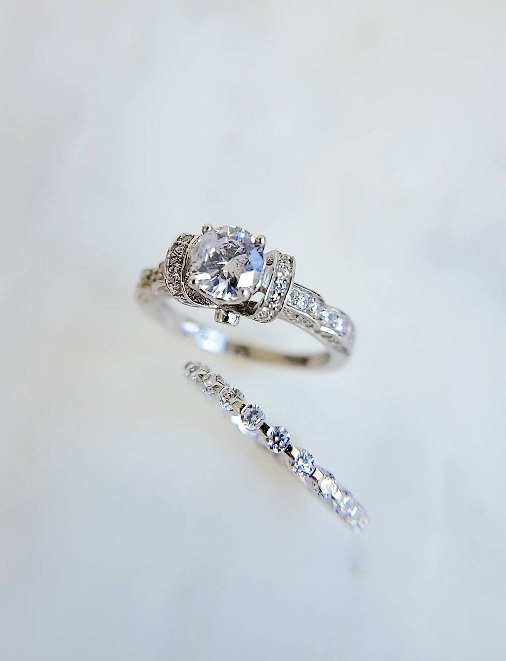Bridal Ring Promise Ring Set