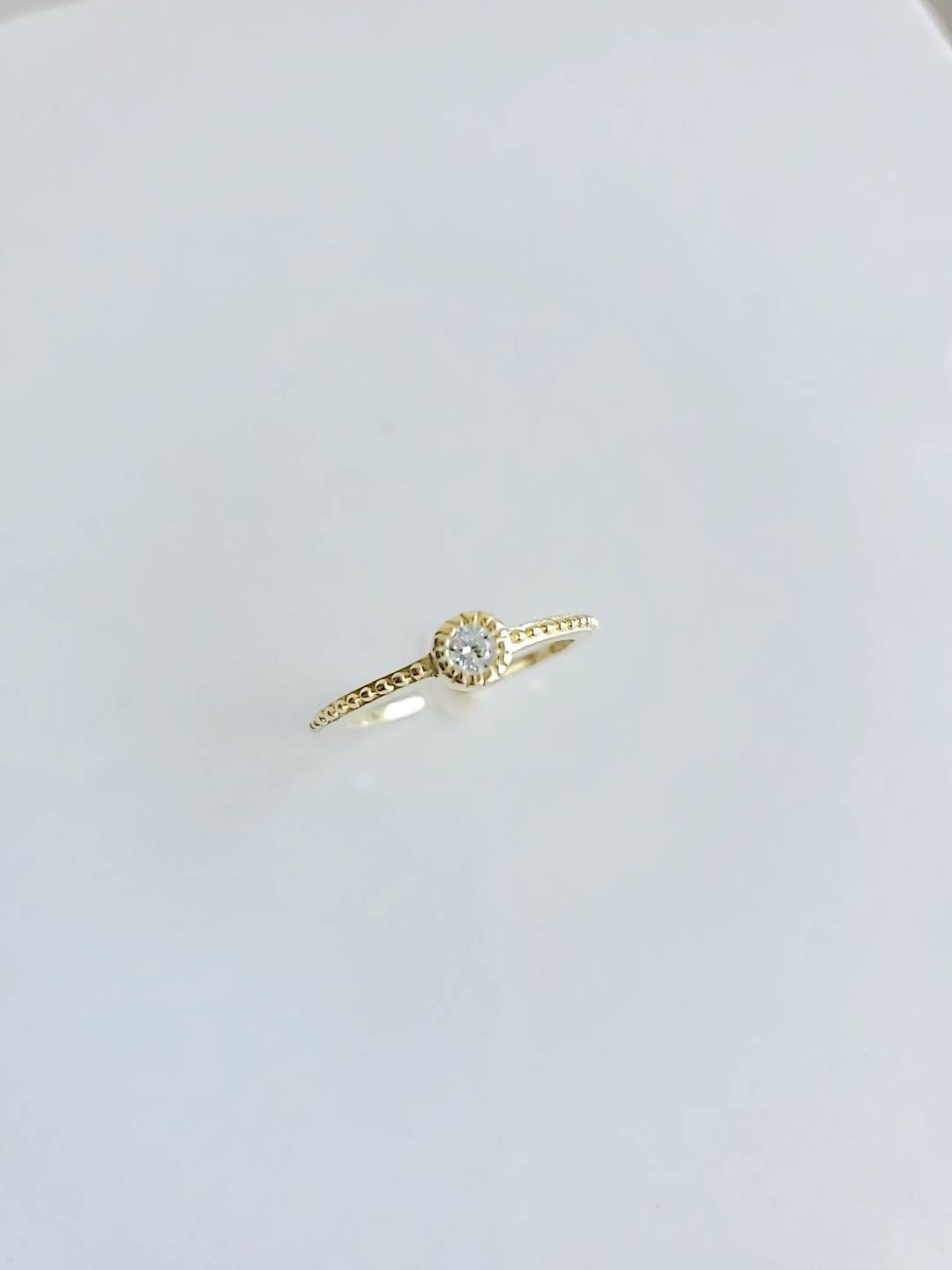 Midi Ring, Gold Toe Ring, Gold Plated Sterling Silver Ring, Dainty Toe Ring, Adjustable Ring