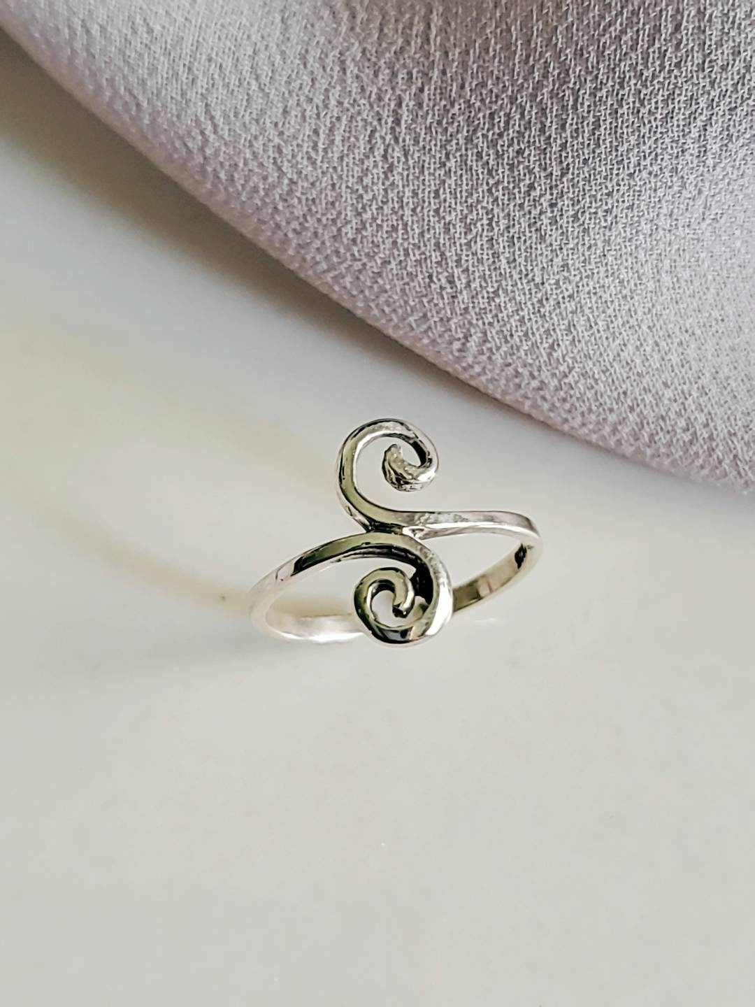 Midi Toe Sterling Silver Dainty Toe Ring