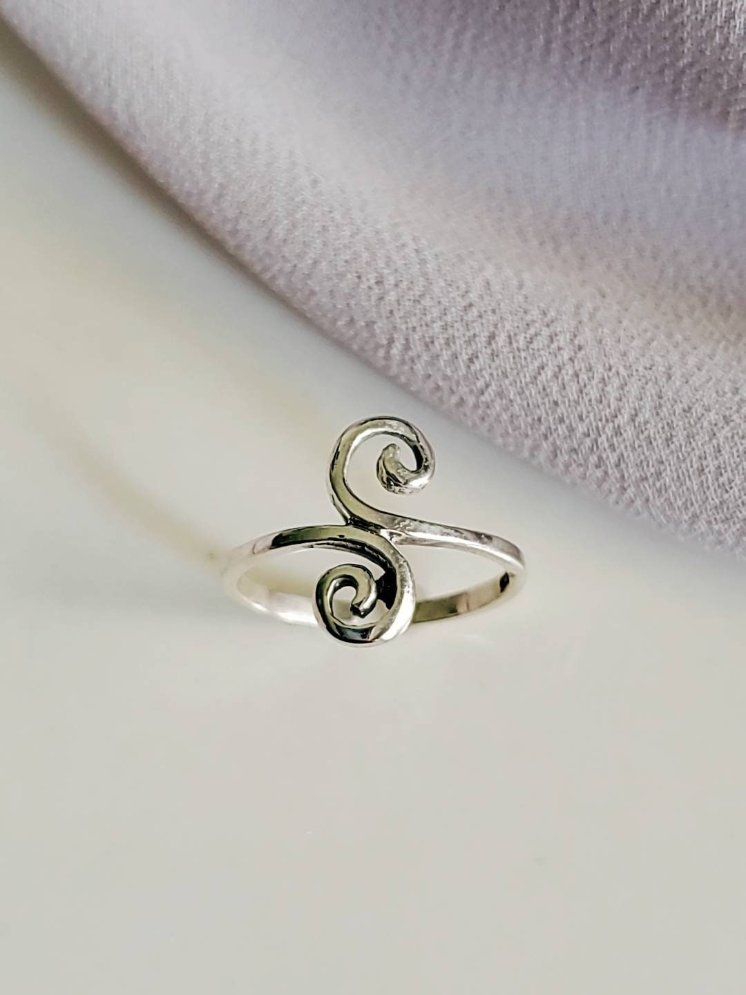 Midi Toe Sterling Silver Dainty Toe Ring