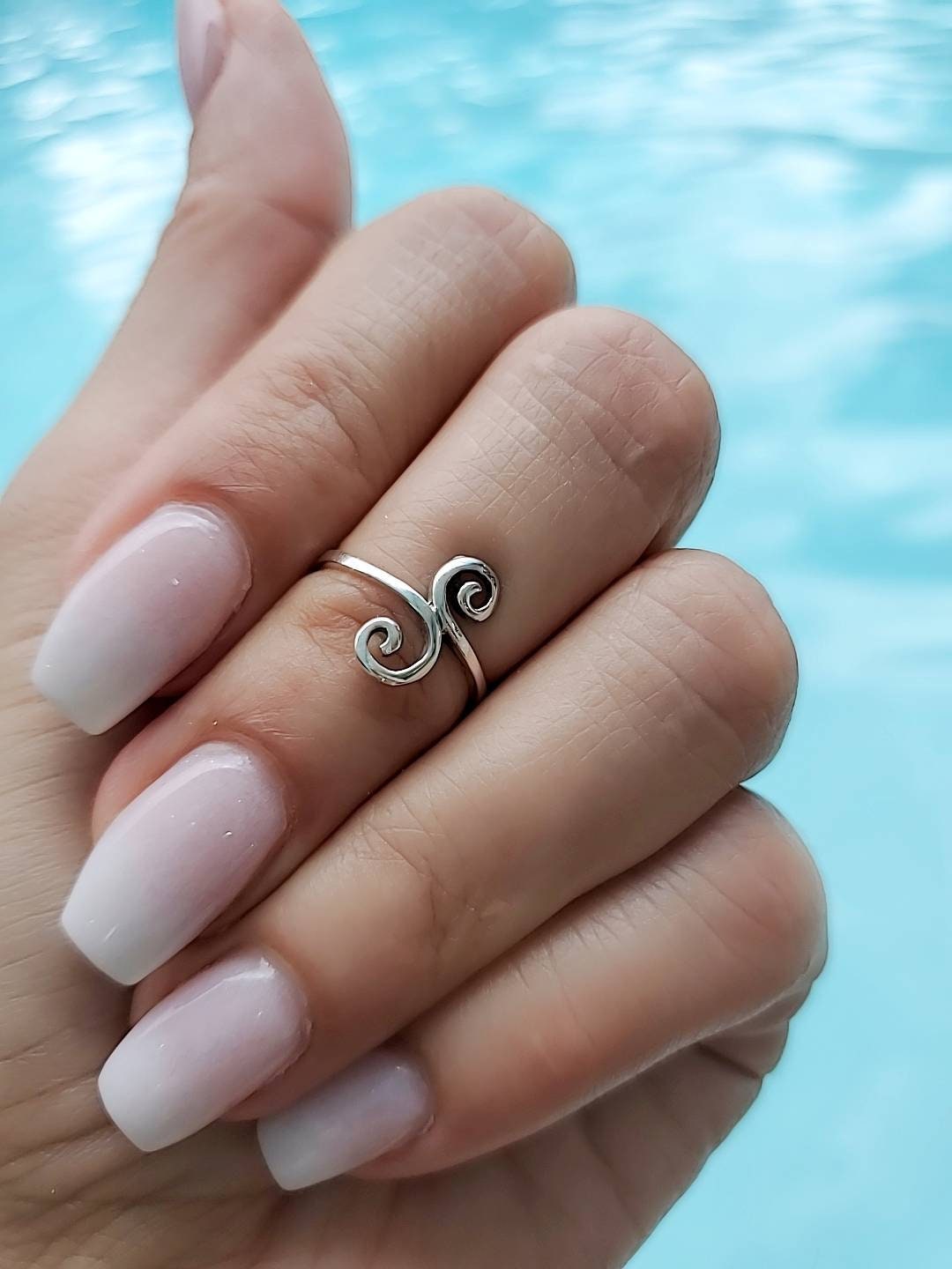 Midi Toe Sterling Silver Dainty Toe Ring