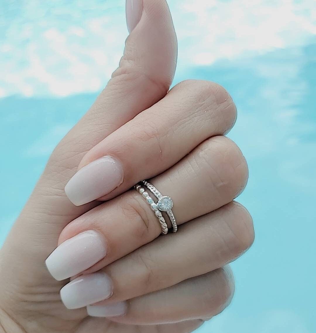 Beaded Toe Ring, Adjustable Ring