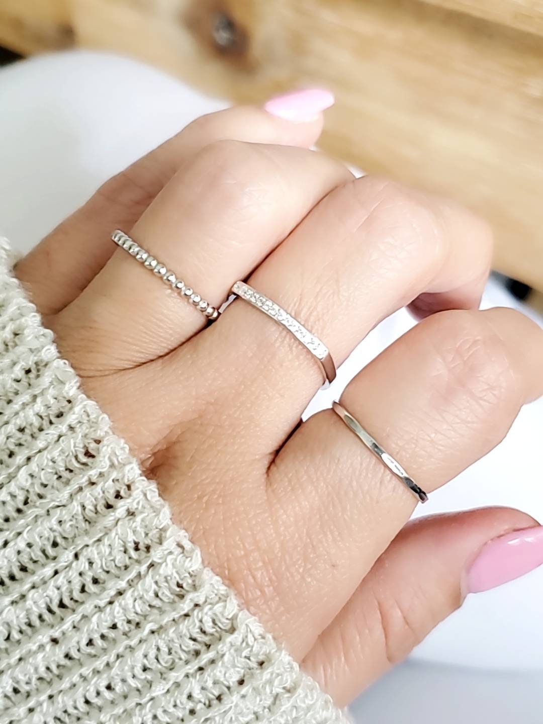 2mm Square Band, Gold, Rose Gold