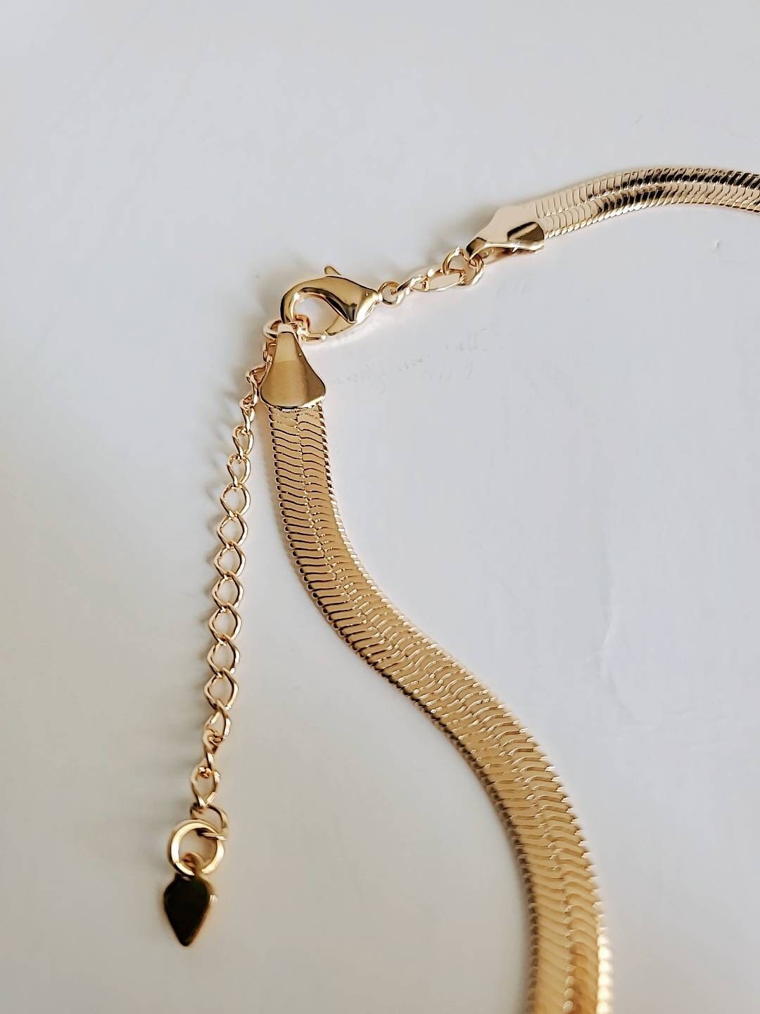 Herringbone 18K Gold Filled Chain