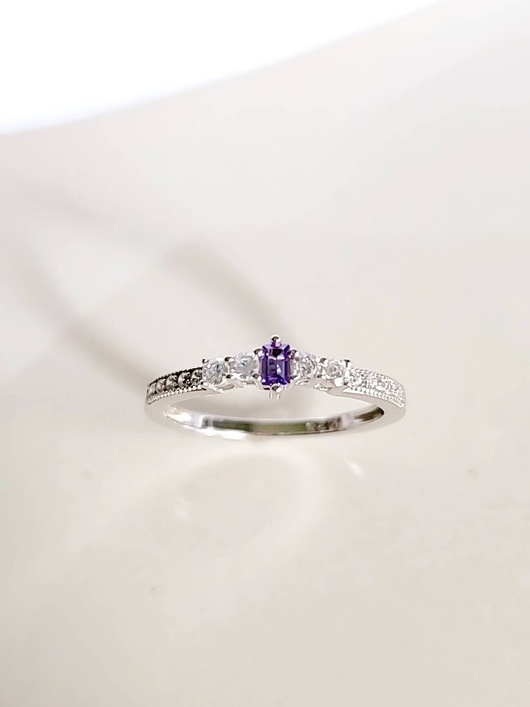 Amethyst Sterling Silver Ring