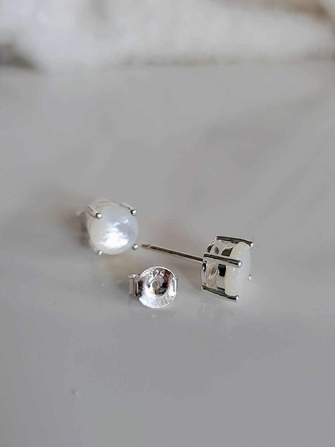 Mother of Pearl Studs Earrings