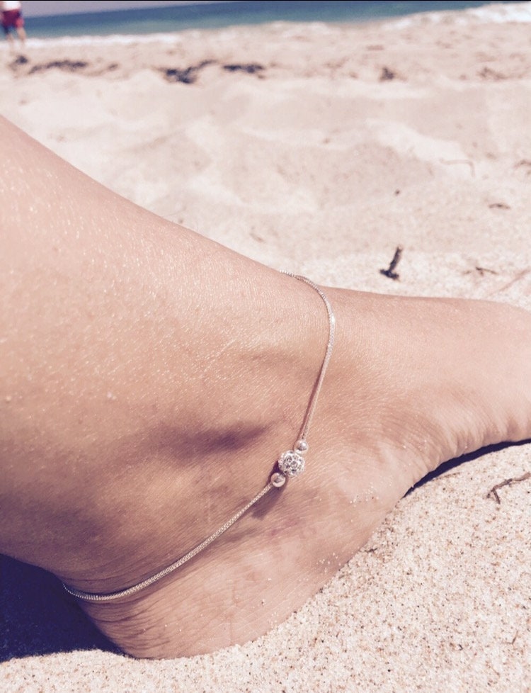 Anklet Fireball Anklet Circle Disco Fireball Women Jewelry
